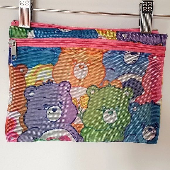 Care Bears Small Mesh Zipper Bag - Picture 1 of 5